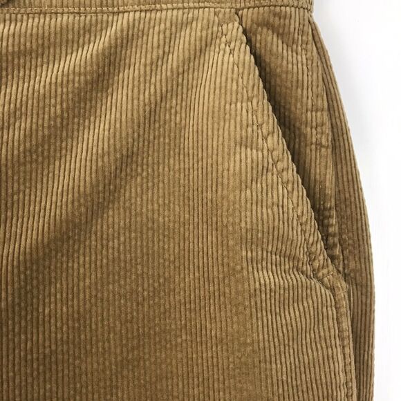 NWT J Crew High Rise Corduroy Pants Straight Leg Trousers Camel Tan Pockets Sz 6 - Picture 2 of 9